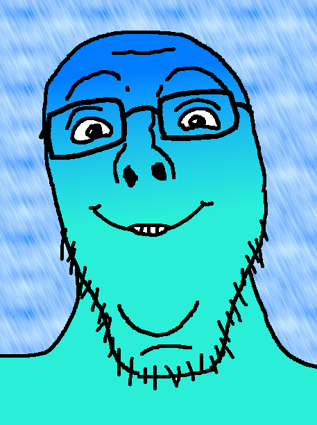 Soybooru Post 21942 Calm Closedmouth Glasses Smile Soyjak Stubble Variantsoldierjak